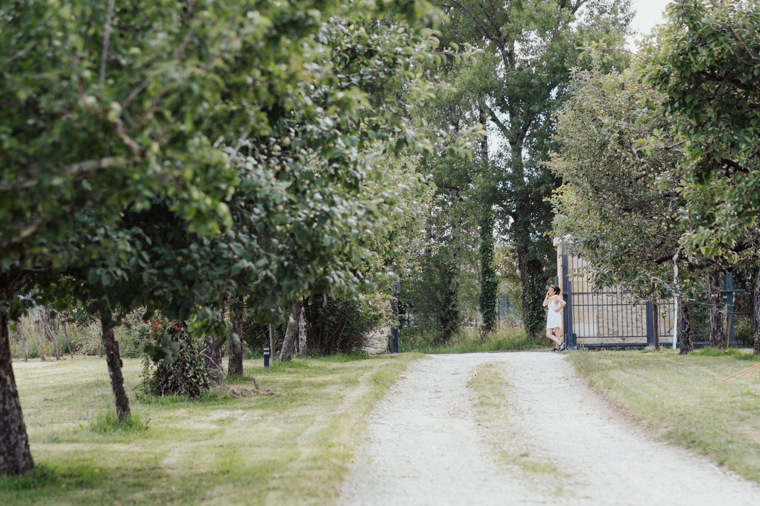 Entrée du domaine de Belloc, un havre de paix au coeur de la nature